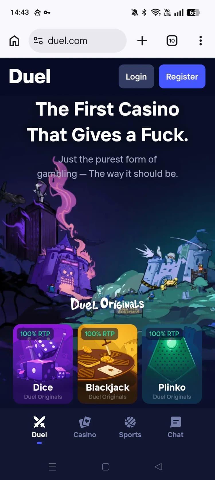 Duel mobile screenshot